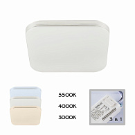 Светильник 28 см, 24W, 3000К Citilux Симпла CL714K240V с диммером