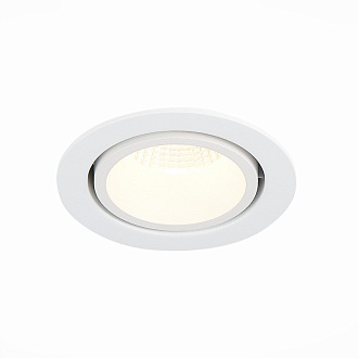 Встраиваемый светильник 10 см, 10W 3000K ST LUCE Встраиваемые светильники ST705.538.10 Белый, вр 8,5 см