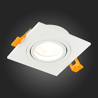 Встраиваемый светильник 9/8 см, GU10, IP20 ST LUCE ST251.508.01 Белый, вр 8 см