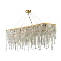 Люстра подвесная **25 см, 10*G9*40W, Arti Lampadari Milano Milano E 1.5.120X30.105 G, Золото