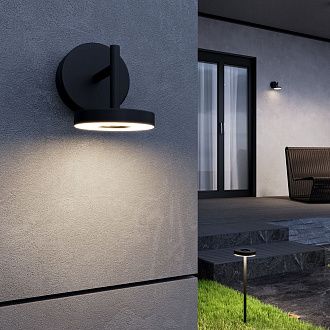 Уличный светильник 17*11*14 см, LED, 12W, 4000K, Elektrostandard Verano 35185/D,