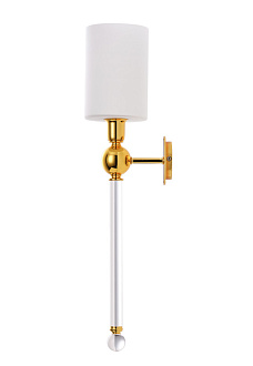 Бра Crystal Lux MIRABELLA AP1 GOLD/WHITE Золото