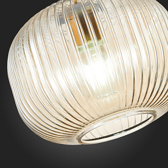 Подвес 25 см, 60W, ST LUCE GRAN SL1154.313.01 Латунь