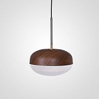 Подвесной светильник ODVEIG dark brown 25,5*25,5*35 см, 1*LED*15W, 3000, 4000, 6000K, ImperiumLoft odveig01, Коричневый, Чёрный