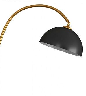 Торшер 170 см, Kink Light 07047,19, черный-золото