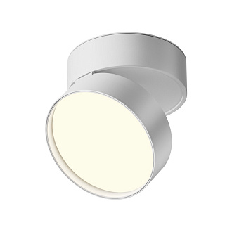 Накладной светильник 12*12*8,2 см, LED, 18W, 4000К, Maytoni Technical ONDA C024CL-18W4K-W-1 белый