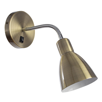 Бра Arte lamp Dorm A1408AP-1AB хром, античная бронза