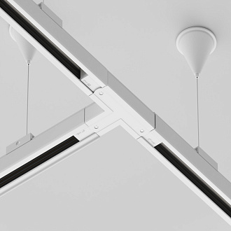 Коннектор для шинопровода Maytoni 3 phase track system TRA005CT-31W-L, белый