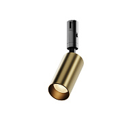 Трековый магнитный светильник 5 см, 10W, 3000K, Maytoni Focus Led TR201-1-10W3K-M-BBS, латунь