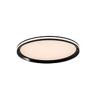 Потолочный светильник 40x5см, LED, 40Вт, 3000 / 5500K, LED4U L3020-400 BK Черный