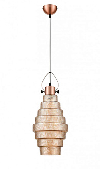 Подвесной светильник  21*120 см, 1*E27 медь, черный Vele Luce Genio VL5404P11