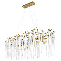 Подвесная люстра 100 см, Loft IT Waterfall 10350/1000L AB, бронза