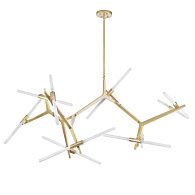 Подвесная люстра 200 см, Loft IT Agnes 10399/20 GD, золото