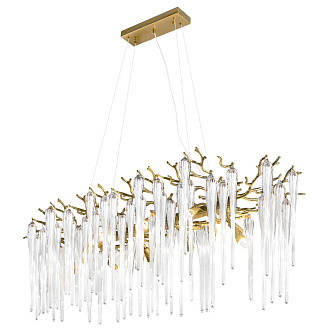 Подвесная люстра 100 см, Loft IT Waterfall 10350/1000L AB, бронза