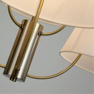 Подвесная люстра 85 см, Arte Lamp RONDO A4086LM-6AB, бронза