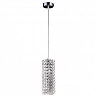 Светильник Lightstar cristallo 795324 Хром, круг 10 см, длина хрусталиков 25 см
