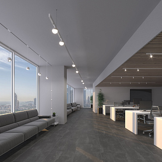 Slim Magnetic Трековый светильник 12W 4200K Lars (белый) 85033/01 Elektrostandard