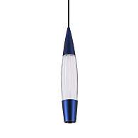 Подвесной светильник *5*180 см, LED 9W, 4000K, Голубой LED4U L7123-1 BL