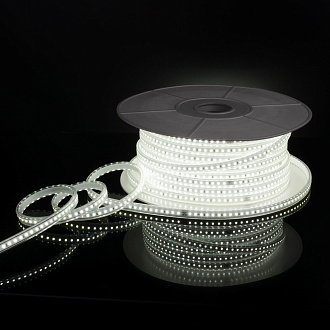 Светодиодная лента Лента светодиодная 220V 14,4W 120Led 2835 IP65 6500 холодный белый, 50 м Elektrostandard