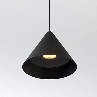 Подвесной акцентный светильник 20*20*130 см, LED, 16W, 3000K, Elektrostandard Conus 50316 LED, черный