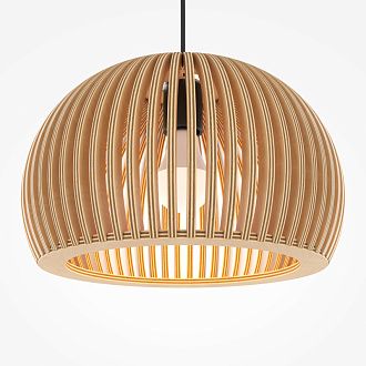 Светильник 33 см, Maytoni Roots MOD195PL-01W, черный-дерево
