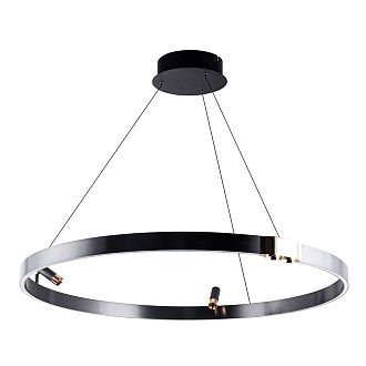 Подвесной светильник 10*80 см, 1*LED, 34W, 3000K Arte Lamp Cesare A1993SP-38BK, Черный