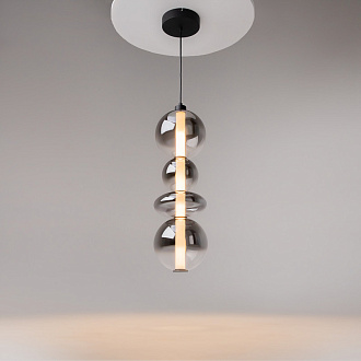 Подвесной светильник 20*20*387 см, LED, 36W, 3000К, Maytoni Futuro MOD307PL-L36B3K черный