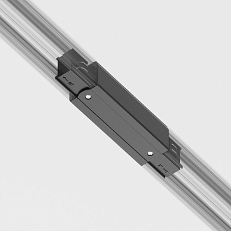 Коннектор прямой Trinity черный Maytoni Technical TRA005C-31B черный