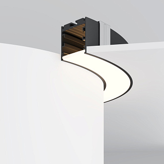 Радиусный профиль ALM-3535R-B-D-90°-0.3M 3,5*3,5*30,63 см, Maytoni Led Strip черный