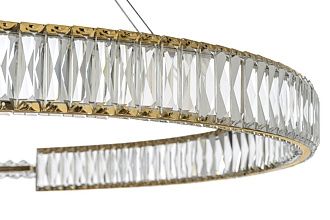 Люстра *100* см, LED лента*LED*95W, 3000K, Arti Lampadari Carini Carini L 1.5.100.101 G, Золото