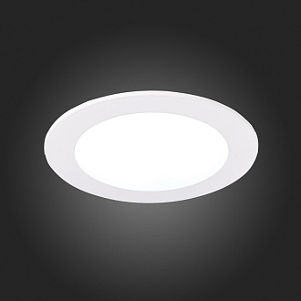 Встраиваемый светильник 12/10 см, 10W 3000K/4000K/6000K, IP20, 850 Lm ST LUCE ST212.508.10 Белый, вр 10,5 см