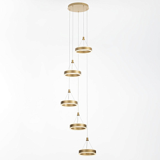 Люстра 46*60/180 см, 100W 4000K Citilux CL719052 Дуэт Золото