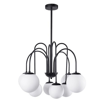 Люстра 75*63 см, 8*E14*40W  Arte Lamp Mebsuta A1675LM-8BK черный