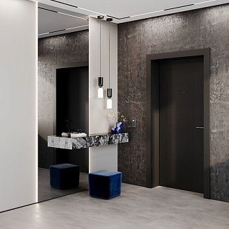 Рамка стеклянная Voltum S70 на 2 поста, графит, стекло Стекло/пластик  VLS110207