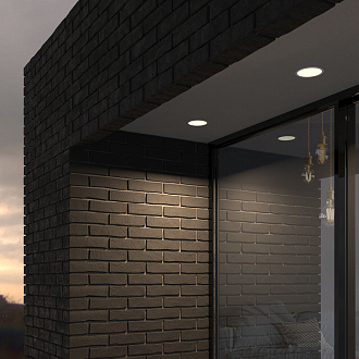 Светильник встраиваемый Elektrostandard Light LED 3004 35159/U белый садово-парковый, вр 7,5 см