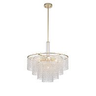 Люстра на штанге 55 см, Favourite Fringe 4762-7P, золото