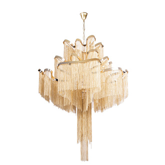 Подвесной светильник 72*110 см, 12*E14 Loft it Stream 10208/800 Gold