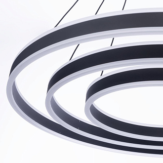 Люстра 80*120 см LED*195 W, 3000 / 5500 К Citilux Дуэт Черный CL719681