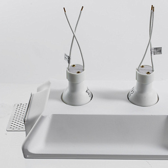 Светильник встраиваемый гипс Arte-Lamp INVISIBLE A9214PL-2WH,белый