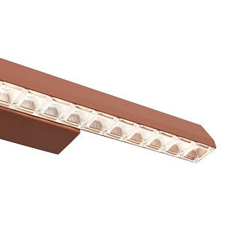 Бра 47,5*4*-7,3 см, *LED, 11W, 4000K, ST-Luce Euclidics SL1018.623.01, коричневый