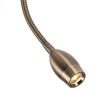 Торшер 38 см, Arte Lamp Elba A2581PN-2AB, античная бронза