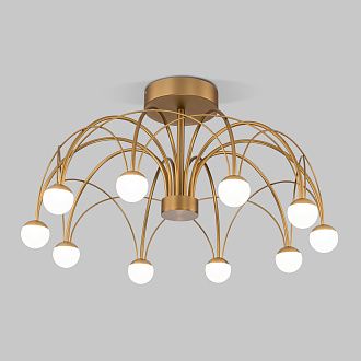 Светильник 65*65*35 см, LED*35W, 4000K, Eurosvet Ragno 90031/10, золото, a069303