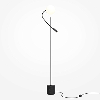 Торшер 16*16*171,5 см, 1*E27, 3000К, Maytoni Fly MOD230FL-01B черный