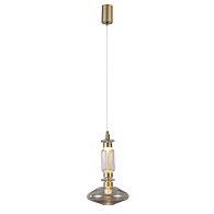 Подвесной светильник 23*180 см, LED, 12W, 4000К, Favourite VENETO 4239-1P латунный