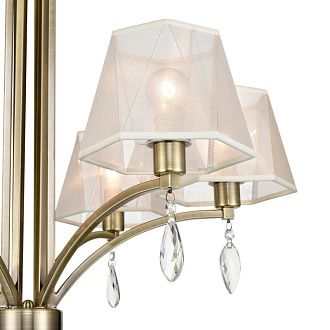 Потолочная люстра  63*49 см, 6*E14 античная бронза Vele Luce Sinfonia VL4184L06