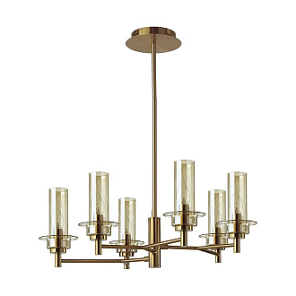 Люстра потолочная 31*32*20 см, 6*E14 Lumion Madonna 6554/6C бронзовый
