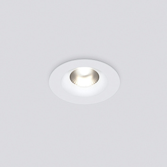 Встраиваемый LED влагозащищенный светильник IP54 35126/U белый Elektrostandard, вр 7,2 см