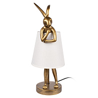 Настольная лампа 16*38 см, 1*E14 LOFT IT Lapine 10315/A White золото