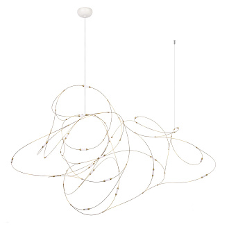 Подвесной светильник 85*135*80 см, 21*LED*0,5W 3000K LOFT IT Flock of Light 10309/21 бронза, белый