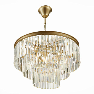 Люстра подвесная 60 см, ST LUCE ERCOLANO SL1624.203.12 шампань
